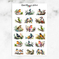 Forest Birds Planner Stickers (MGB-MAY2023)