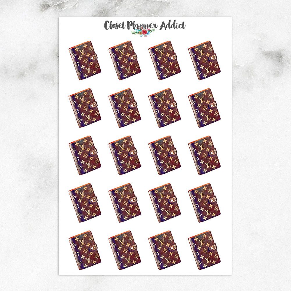 Picture  Louis vuitton planner, Printable planner, Happy planner stickers