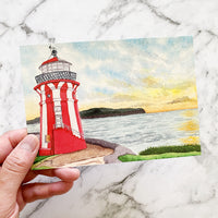 Hornby Lighthouse Postcard by Closet Planner Addict | Sydney New South Wales (PC-030)