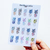 Colourful Pineapples Planner Stickers (S-137)