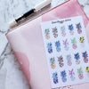 Colourful Pineapples Planner Stickers (S-137)