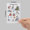 Cute Christmas Penguins Planner Stickers (S-598)