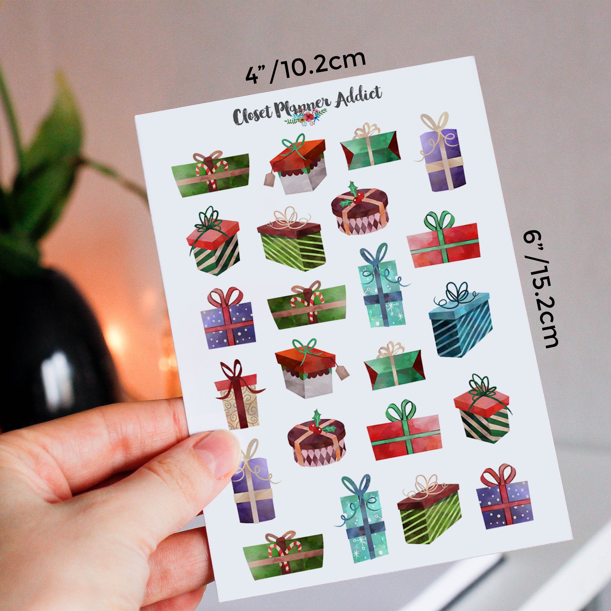 Christmas Gifts Planner Stickers (S-601)