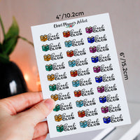 Book Club Planner Stickers | Reading Stickers (S-631)