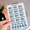 Restock Dog Cat Pet Food Planner Stickers (S-640)