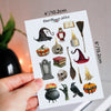 Gothic Halloween Planner Stickers (S-650)