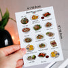 Thai Food Planner Stickers (S-672)