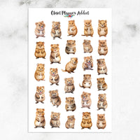 Cute Quokkas Planner Stickers by Closet Planner Addict | Australian Fauna (S-674)