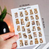 Cute Quokkas Planner Stickers by Closet Planner Addict | Australian Fauna (S-674)