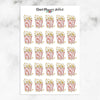 Popcorn Planner Stickers by Closet Planner Stickers (S-679)