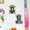 Watercolour Doors Planner Stickers by Closet Planner Addict | European Doors (S-680)