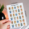 Colourful Mailboxes Planner Stickers by Closet Planner Addict (S-685)