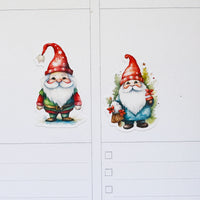 Watercolour Christmas Gnomes Planner Stickers by Closet Planner Addict (S-695)