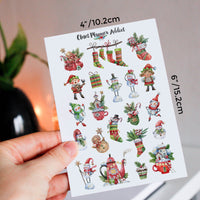 Cute Christmas Planner Stickers by Closet Planner Addict (S-700)