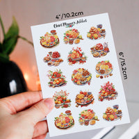 Chinese New Year Snacks and Food Planner Stickers by Closet Planner Addict | Lunar New Year Stickers (S-708)