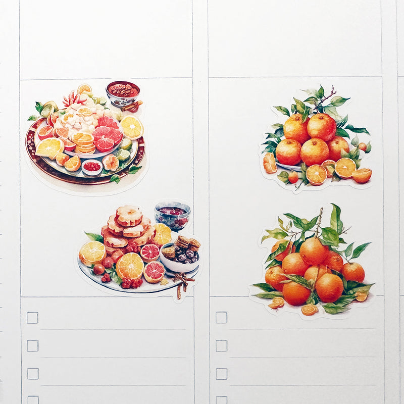 Mandarin Oranges Planner Stickers by Closet Planner Addict | Lunar New Year Stickers (S-709)