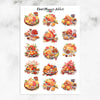 Chinese New Year Snacks and Food Planner Stickers by Closet Planner Addict | Lunar New Year Stickers (S-708)