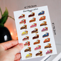 Slices of Pies Planner Stickers by Closet Planner Addict (S-711)