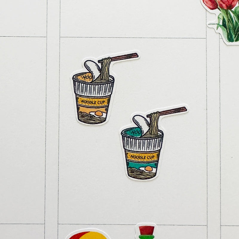 Cup Noodles Planner Stickers by Closet Planner Addict (S-714)
