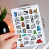 Camping Adventures Planner Stickers by Closet  Planner Addict  (S-717)