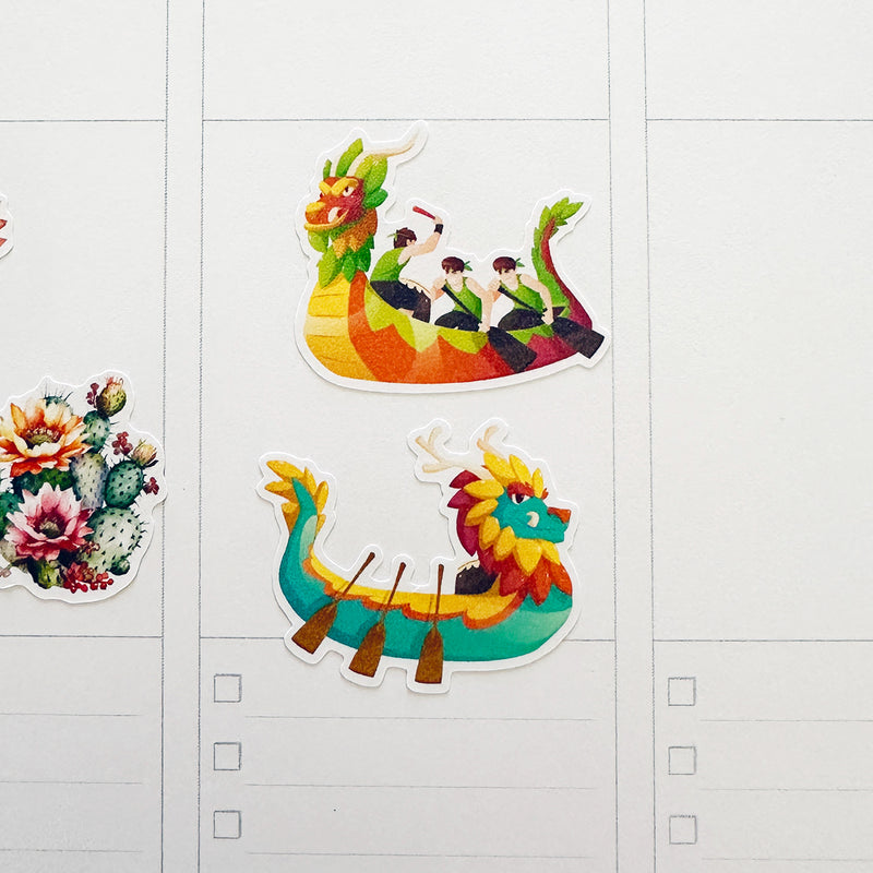 Dragon Boat Festival Planner Stickers (S-721)