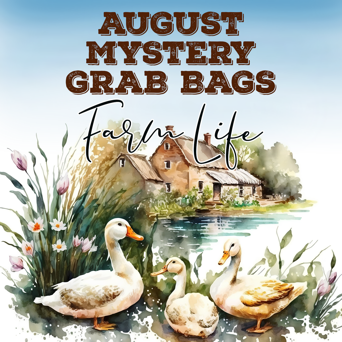 AUGUST 2023 MYSTERY GRAB BAGS by Closet Planner Addict | Farm Life
