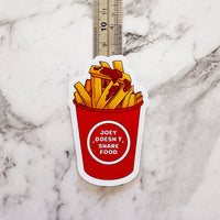 Limited Edition Joey Doesn't Share Food FRIENDS Hot Chips Die Cut Sticker by Closet Planner Addict (DC-037)