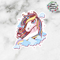 Unicorn Die Cut Sticker (DC-019)