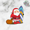 Summer Santa Claus Die Cut Stickers (DC-020)
