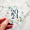 2024 Die Cut Sticker by Closet Planner Addict | Eucalyptus Florals (DC-042)