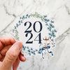 2024 Die Cut Sticker by Closet Planner Addict | Eucalyptus and Cotton (DC-043)