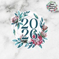 2026 Die Cut Sticker | Australian Florals (DC-055)