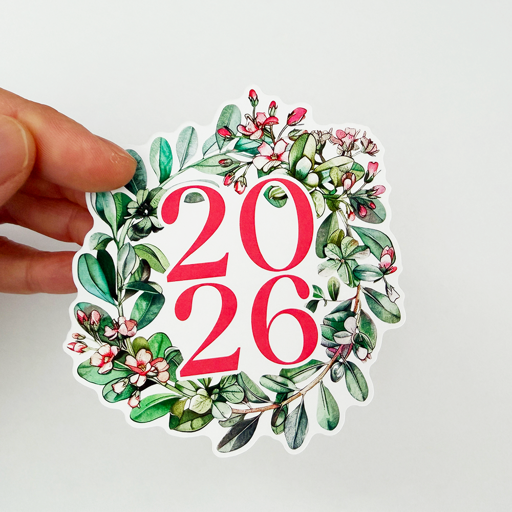 2026 Die Cut Sticker | Florals (DC-057)