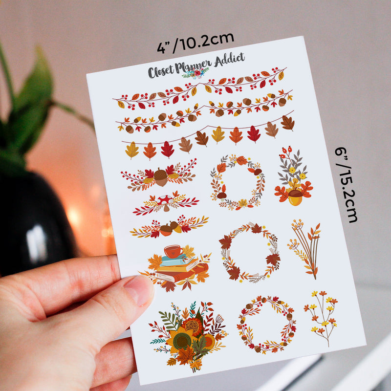 Cozy Autumn Vibes Planner Stickers | Fall Stickers (MGB-MAR2023)