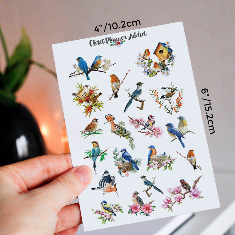 Forest Birds Planner Stickers (MGB-MAY2023)