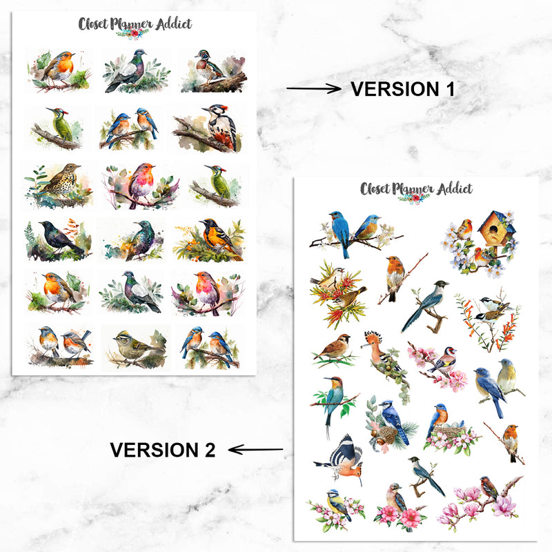 Forest Birds Planner Stickers (MGB-MAY2023)