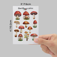 Woodland Mushroom Homes Planner Stickers (MGB-OCT2023)