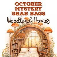 October 2023 Mystery Grab Bags by Closet Planner Addict Woodland Homes Theme