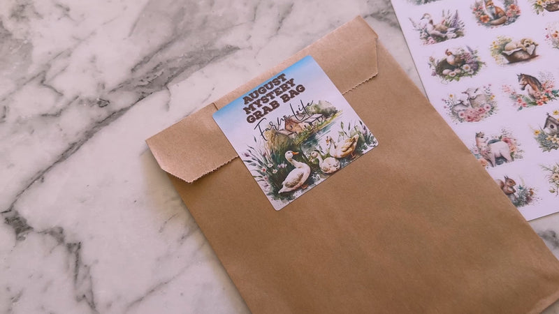 AUGUST 2023 MYSTERY GRAB BAGS by Closet Planner Addict | Farm Life