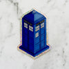 Doctor Who Tardis Glitter Vinyl Sticker by Closet Planner Addict (VN-006)