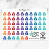 52 Week Money Challenge Planner Stickers | Reverse Money Challenge Version (S-196)