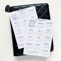 2022 Calendar Planner Stickers by Closet Planner Addict | Eucalyptus (FP-033)