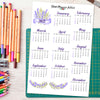 2022 Calendar Planner Stickers by Closet Planner Addict | Lavender (FP-035)