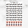 King Charles Cavalier Dogs Planner Stickers (S-228)