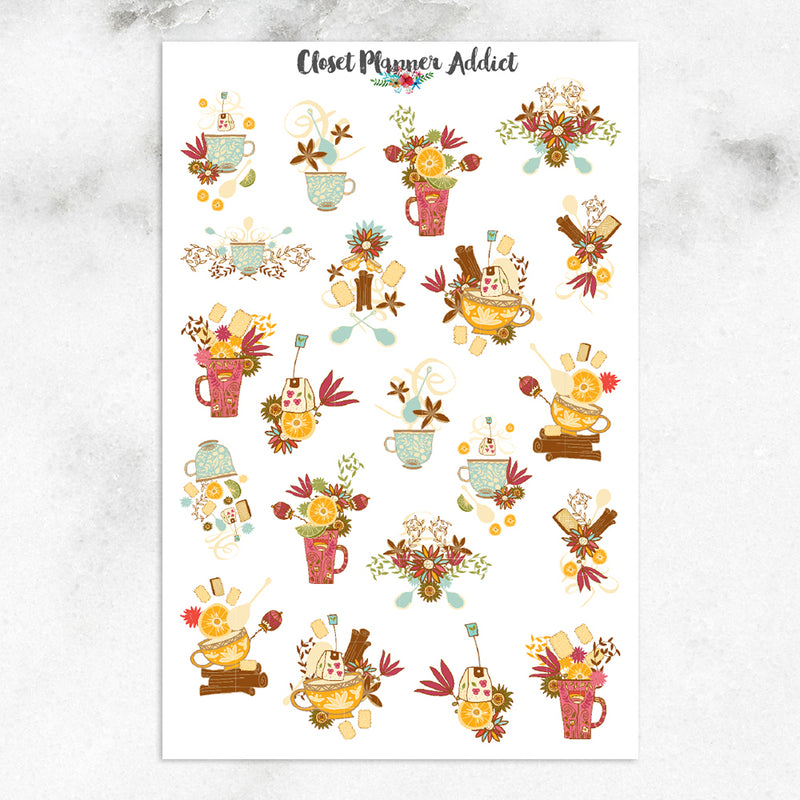 It's Teatime Planner Stickers (S-242)