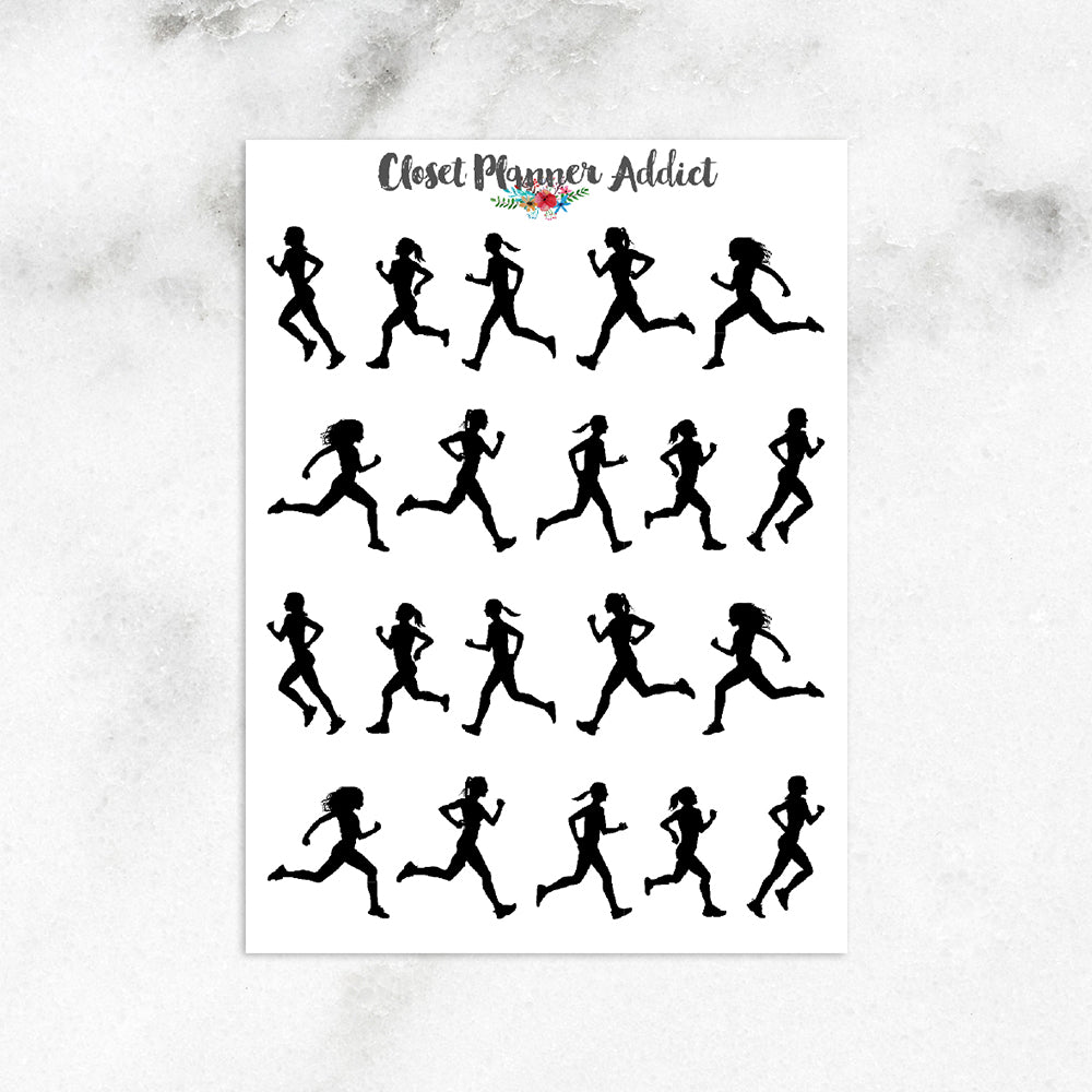Runner Girls Planner Stickers (S-251)