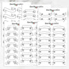 Bullet Journal Headers and Banners Planner Stickers (S-264)
