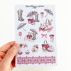 Romance in the Rain Planner Stickers
