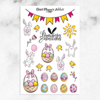 Happy Easter Planner Stickers (S-307)