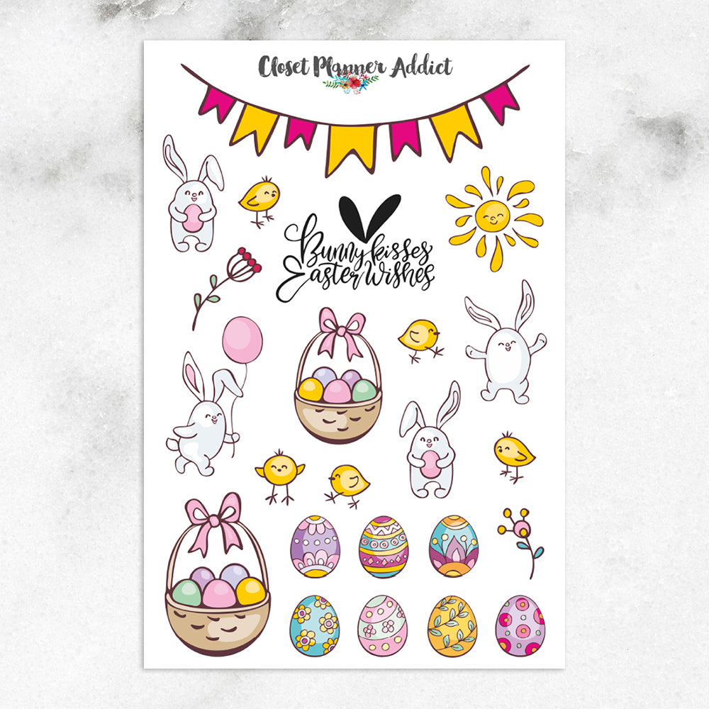 Happy Easter Planner Stickers (S-307)